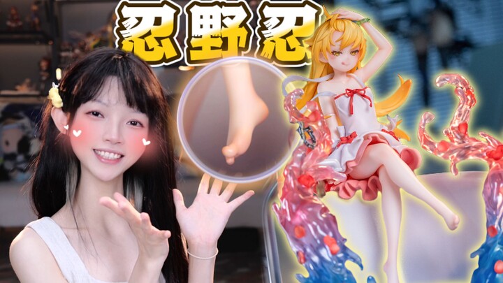 原作里是没穿的，手办化怎么还加了衣服？！【伪物语 忍野忍 物语系列 solarain 青时雨 1/7 手办 分享 ~】