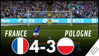 Penaltys ⚽ France 4-3 Pologne 🏆 EURO 2024 | Simulation de jeu vidéo