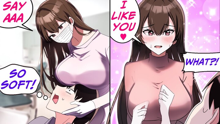 I Went To A Dentist & Met A Hot Nurse, She Is Trying To Seduce Me?! (RomCom Manga Dub)