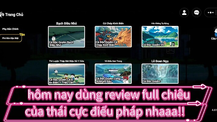 review thái cực điếu pháp cùng tui !!!#BuildaGame#钓魂#39422494