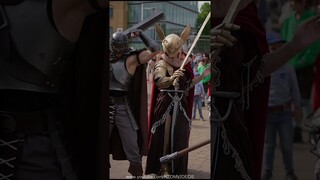 Guts, Malenia, Yhorm boss fight #shorts #cosplay #gaming #berserk