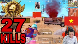 PUBG Mobile - Tap mini14 như sấy auto và Giáo án phổ cập Tiếng Việt cho các bạn Trung Quốc