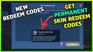 New Source of Skin Chest Redeem Codes, Permanent Skin & More | Mobile Legends