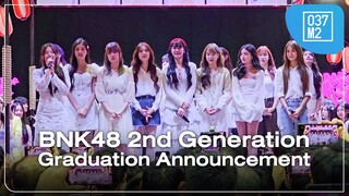 BNK48 2nd Generation Graduation Announcement @ BNK48 & CGM48 Matsuri 2024 [Fancam 4K 60p] 240226