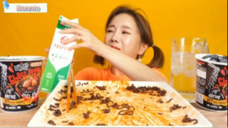 Mì ghost pepper - mì ma tiêu siêu cay khóc nhè phần 9 #mukbang