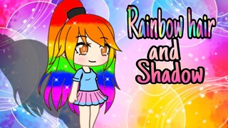 How to make Shadow Gacha Life | Rainbow hair Tutorial | Ibis Paint Tips and Tricks