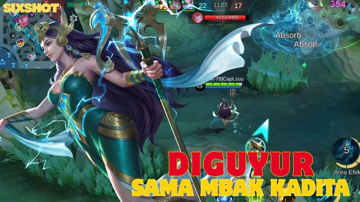 BASAH SEMUA DAH DIGUYUR SAMA MBAK KADITA - MLBB
