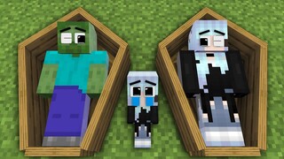 Monster School: Family Zombie Teach Baby Wolf Girl Become Good - Sad Story - Minecraft Animation