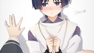 White powder is dyed [sad]