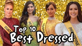TOP 10 BEST DRESSED | PRESS CONFERENCE MISS GRAND INTERNATIONAL 2020