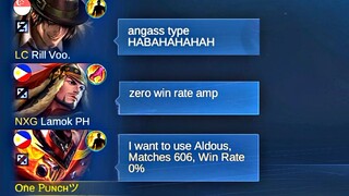 Zero Percent Win Rate Prank Gamit Aldous sa Ranked (Galet na Galet Yung Team ko😂)