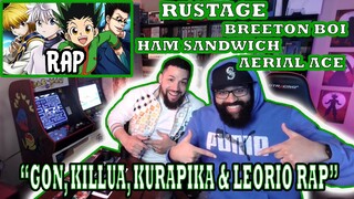 RUSTAGE ft. Breeton Boi, Ham Sandwich & Aerial Ace "GON, KILLUA, KURAPIKA & LEORIO" RedMoon Reaction