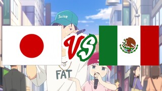 Aharen-san wa Hakarenai | Rap de Aharen y Raidou | JAPONES VS LATINO