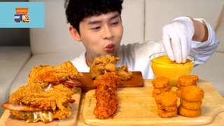 Mukbang gà rán #anngon