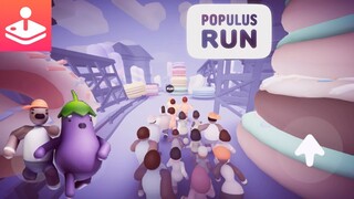 Fun Run? No, This is Populus Run Gameplay Tutorial | Apple Arcade iOS