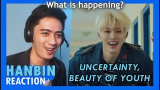 REACTION to B.I 비아이 - UNCERTAINTY, THE BEAUTY OF YOUTH (COSMOS Message Film #2)