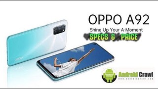 Oppo A92 2020 Full Specs and Price in the Philippines