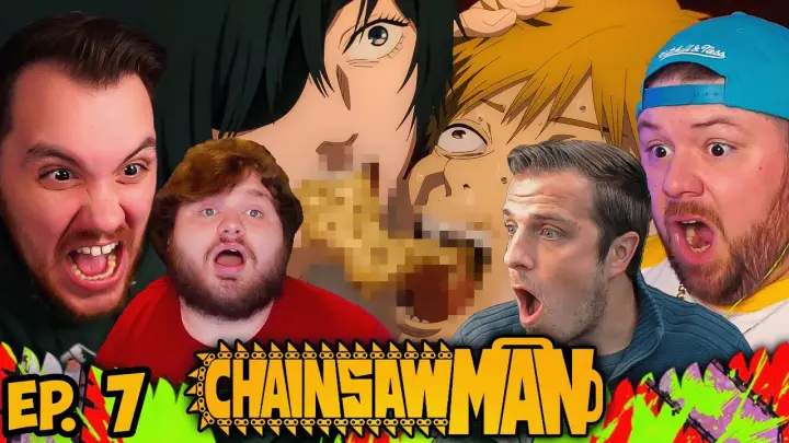Chainsaw Man Episode 7 Group Reaction | The Taste of a Kiss