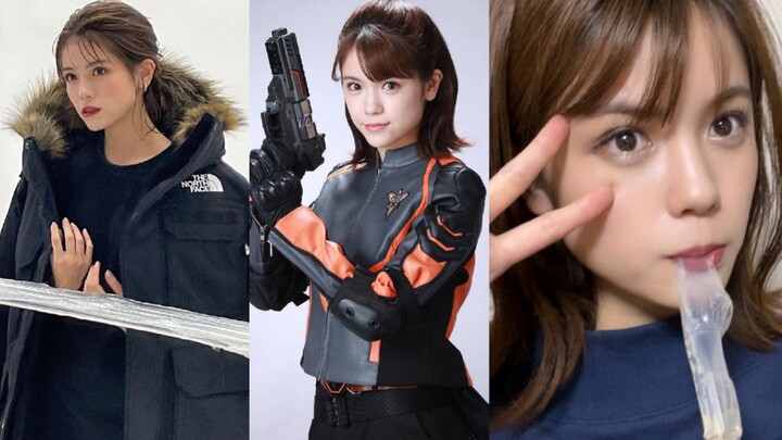 Foto harian aktor berusia 19 tahun Yuka Murayama yang berperan sebagai pahlawan wanita Ultraman Deka
