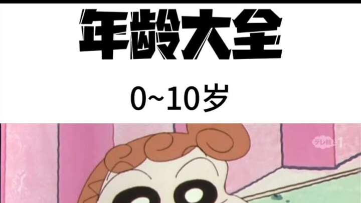 【蜡笔小新】蜡笔小新主要角色的年龄大全哦