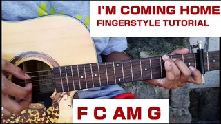 Fingerstyle Tutorial | Coming Home | Skylar Grey | Easy Chords | Step By Step