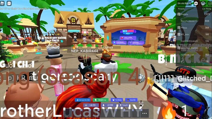Roblox nhưng mình chơi bed wars 2