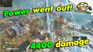 POWER GOES OUT DURING 4400 DAMAGE GAME! (APEX LEGENDS)