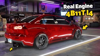 Need for Speed Heat - 1100HP+ MITSUBISHI LANCER EVOLUTION X Customization | Real Engine & Sound