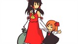 It's just a story where Reimu is still big and the man-eating monster is still small.