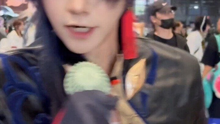 คอสเพลย์พี่ตวนเต่าร้องเพลงเบาๆ ไม่กี่ประโยคที่งานมังงะเฟสต์