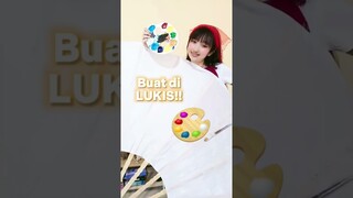 LUKIS DI KIPAS TERBESAR?!! 😱😱 #Shorts #OliviaValent