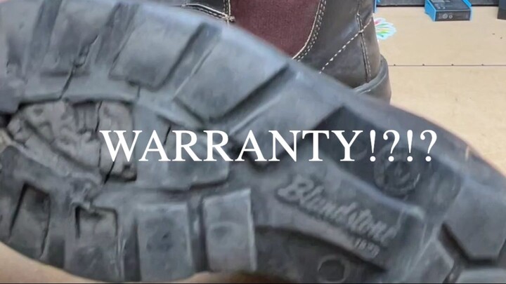 Blundstone boots warranty repair