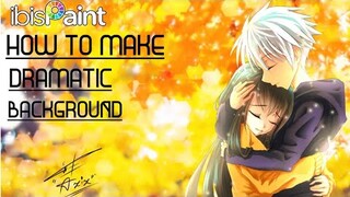 Cara Efek background anime menjadi dramatis[ibis paint x tutorial]