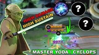 CYCLOPS MASTER YODA | CYCLOPS UNLI HEAL UNLI BURST BUILD | MOBILE LEGENDS