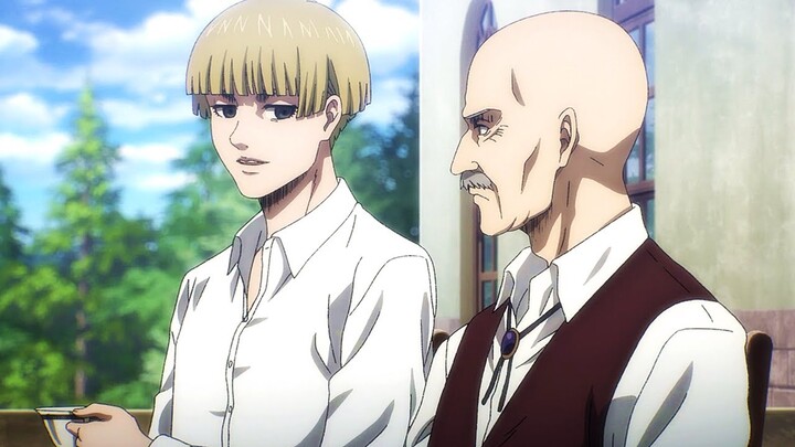 Yelena and Dot Pixis Talk About Eren | Eng Subbed Attack on Titan Season 4 Episode 12 HQ 1080p