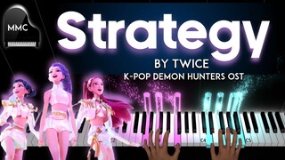 Strategy by TWICE (KPOP Demon Hunters) piano cover + sheet