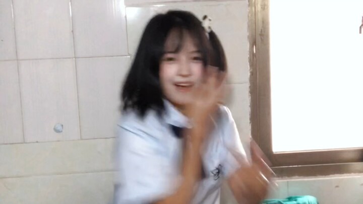 It's so relaxing to do this after class.