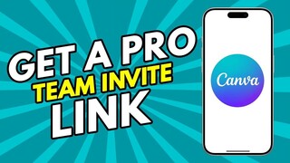 how to get canva pro team invite link for free