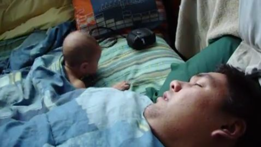 Baby Scared By Snoring