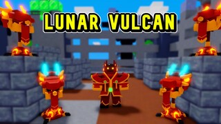 Lunar Vulcan Skin Showcase - Roblox Bedwars