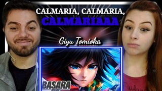 REACT Águas Passadas | Giyu Tomioka (Demon Slayer) | Basara | BG React