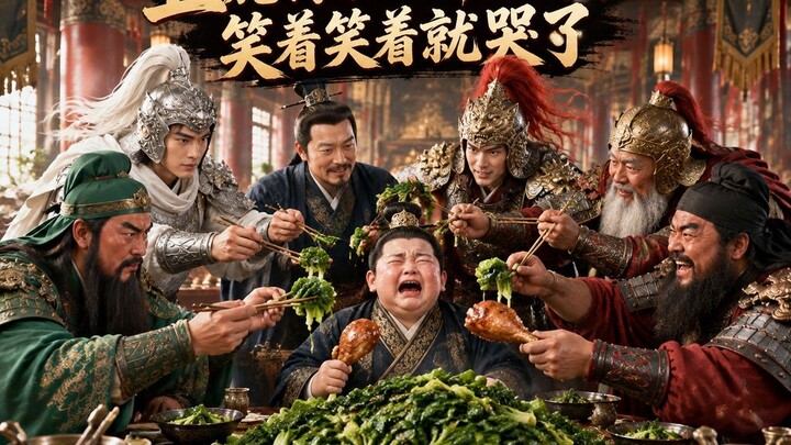 ห้าขุนพลป้อนผักให้อาโต่ว กินไปหัวเราะไปจนน้ำตาไหล【AI โปรดิวเซอร์ทุกคน】
