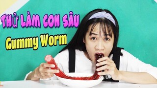 Thử làm con sâu Gummy Worm khổng lồ và cái kết ...- gummy worms how it's made