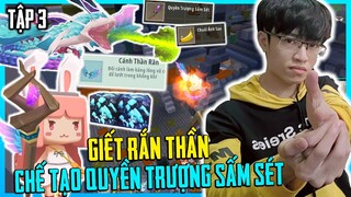 QUYỀN TRƯỢNG SẤM SÉT, CÁNH THẦN RẮN VÀ XỔ SỐ TRÚNG KIM CƯƠNG | MINI WORLD SINH TỒN UPDATE MỚI TẬP 3