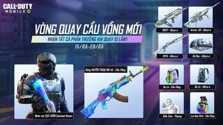 Vòng quay cầu vồng mới | Nhân vật cực hiếm, súng huyền thoại KN 44 | Call of Duty Mobile VN