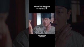 the poor princes face 😂 #shorts #kocowa #moonshine #byeonwooseok #yooseungho #kdrama #kdramashorts