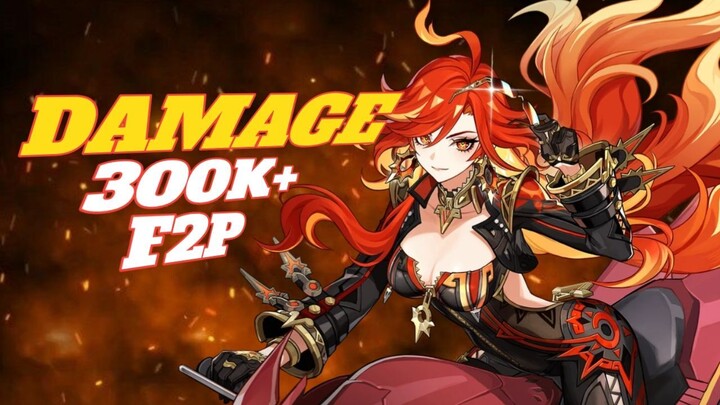 Build Mauvika F2P +300k !🔥 Tim Comp cuma pakek B4 !!