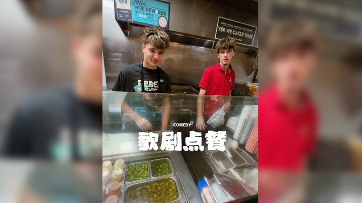 Ordering food, but using opera‼️