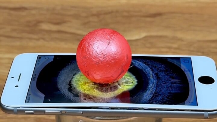 Can a 1,000-degree iron ball pierce an iPhone?