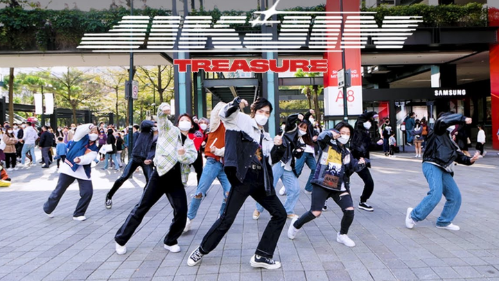 Box Challenge in Front of Everyone [KPOP IN PUBLIC] TREASURE _ (JIKJIN) Dance Cover by DAZZLING from